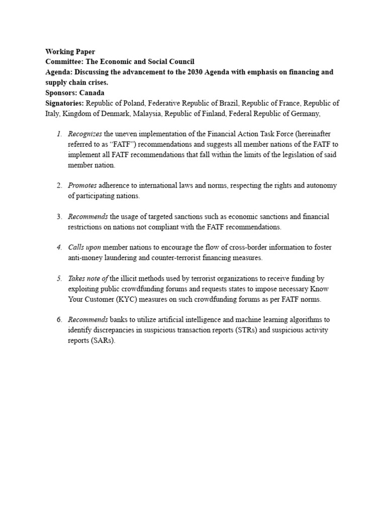 Working Paper Sample | PDF