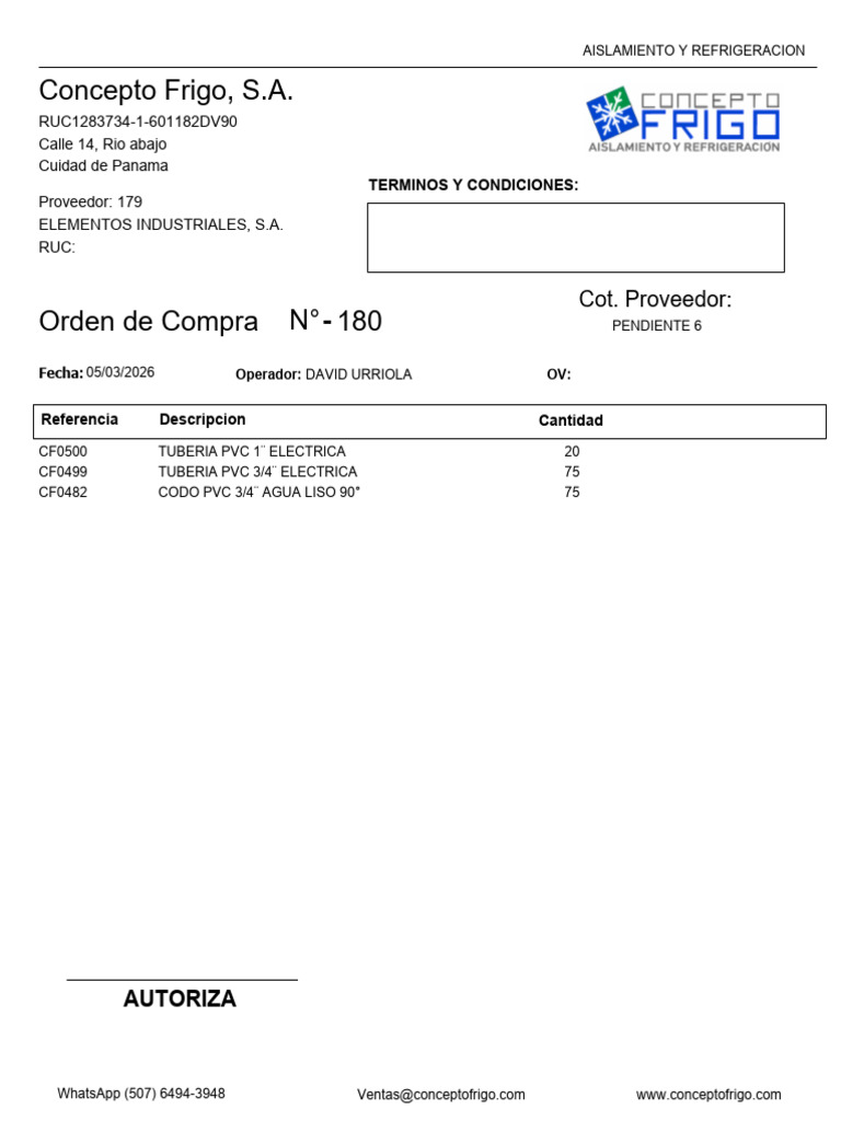 2026-03-05 10-21-18 Orden de Compra Para Comprar | PDF