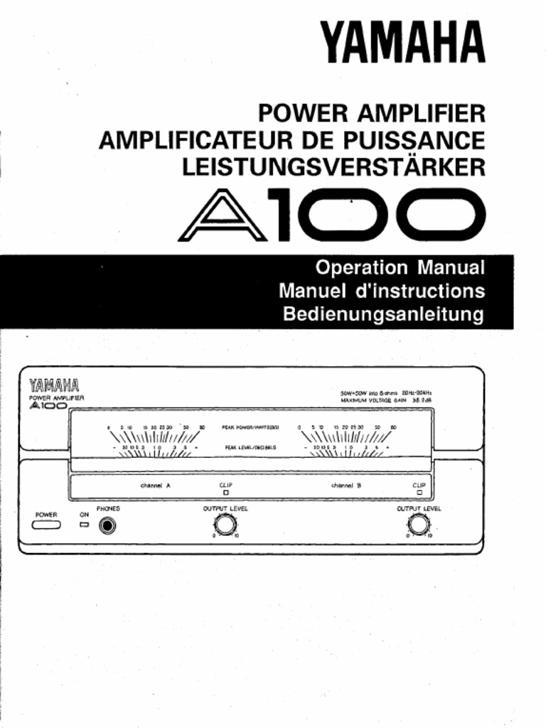 A100E | PDF