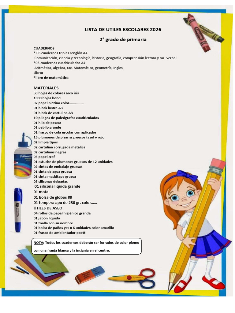2do de Primaria 2026 | PDF