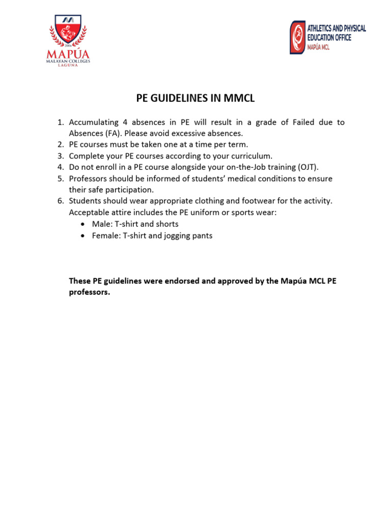Pe Guidelines in MMCL | PDF