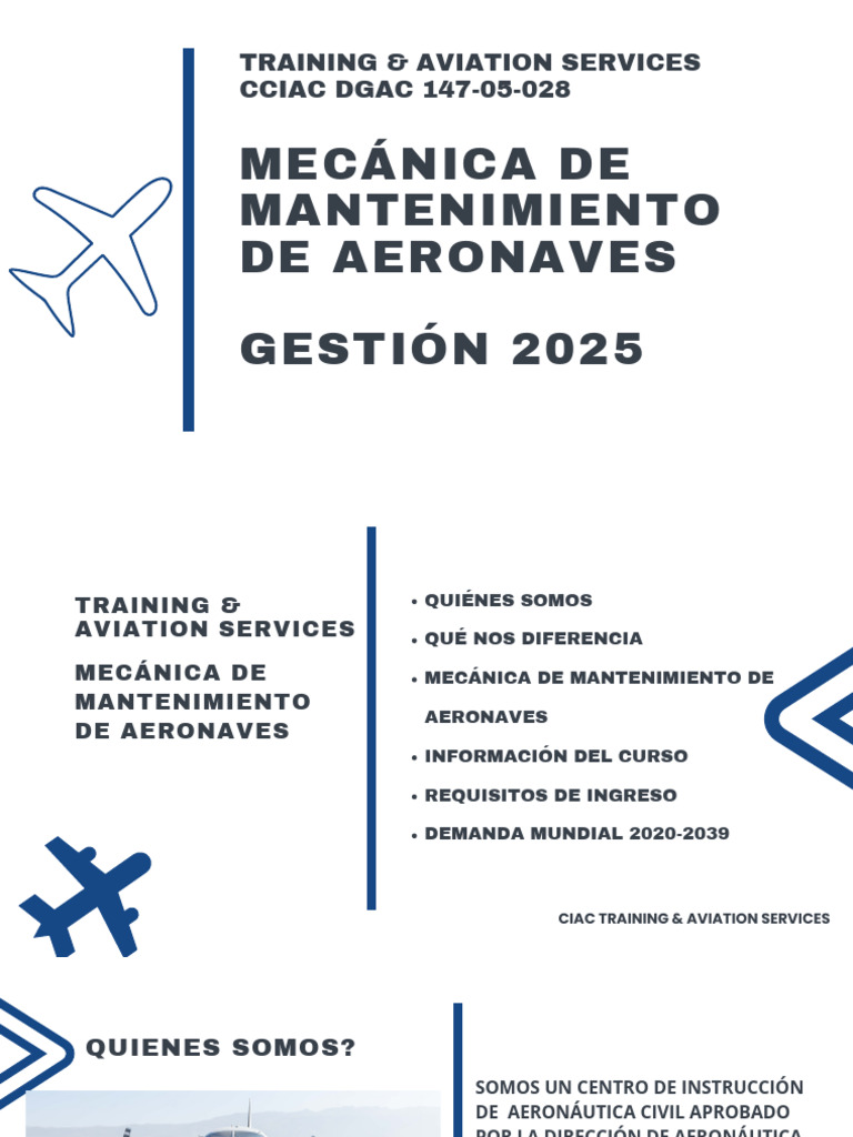 CIAC TAS Informacion 2025 | PDF | Aeroespacial | Aviación