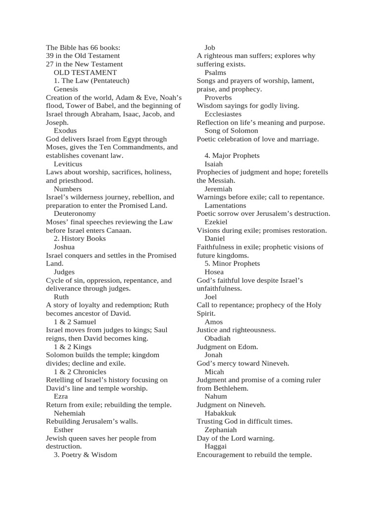 The Bible | PDF | Jesus | Old Testament