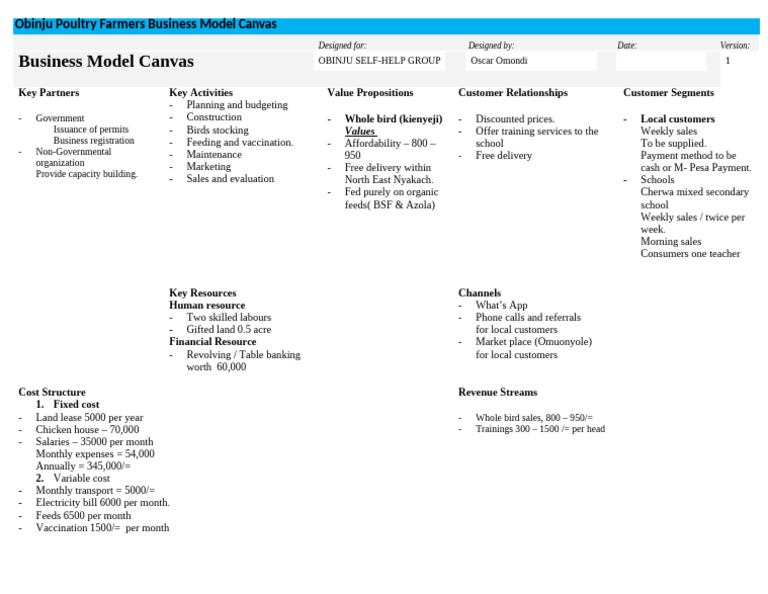 Business Plan and BMC | PDF | Business | Economies