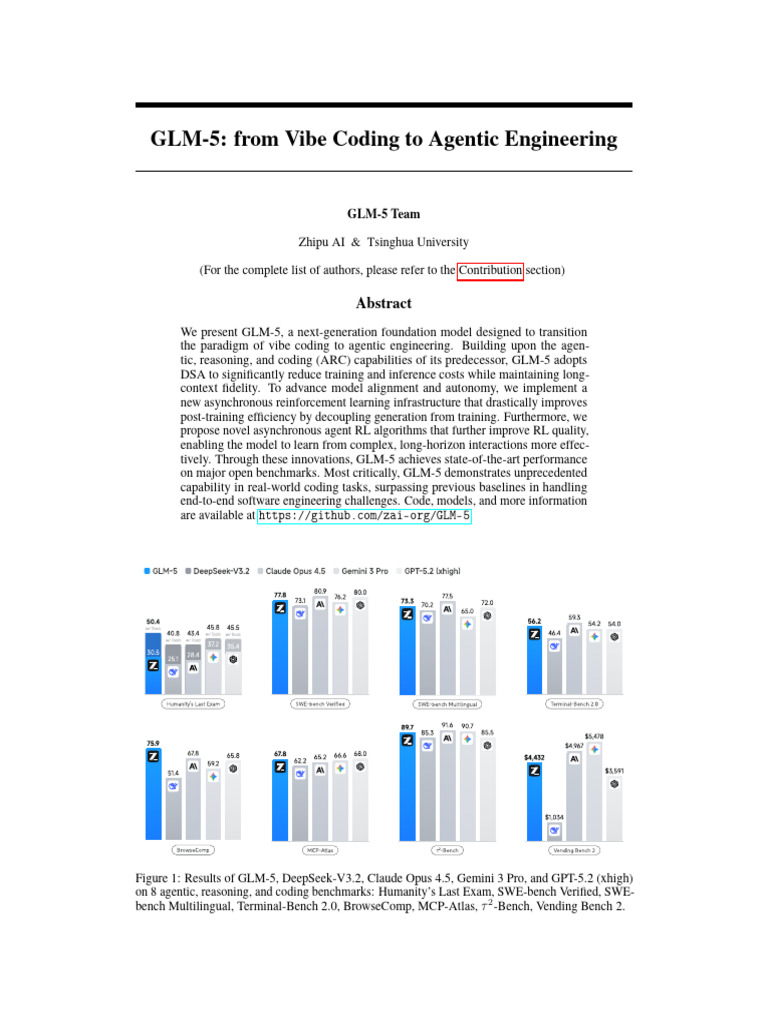 (202602) GLM-5 - From Vibe Coding To Agentic Engineering | PDF ...