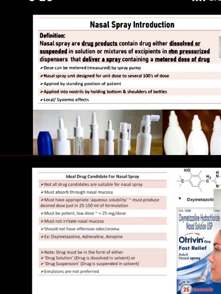 Nasal Spray and Nebulizer | PDF
