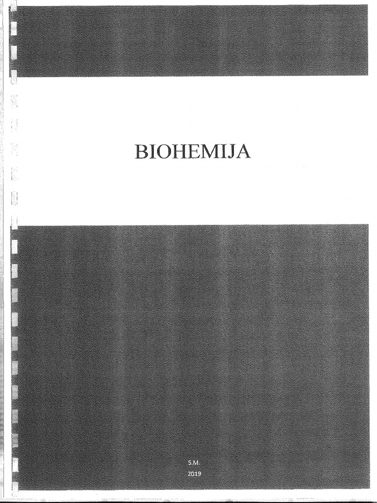 Biohemija skripta | PDF