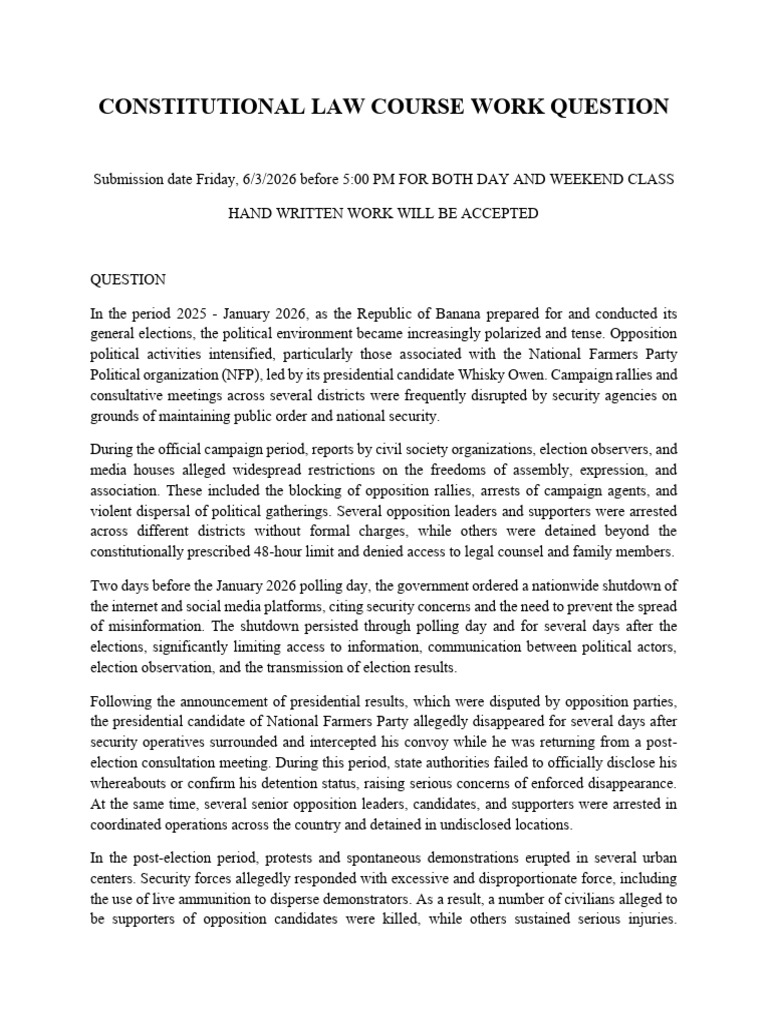Course Work | PDF | Elections | Use Of Force