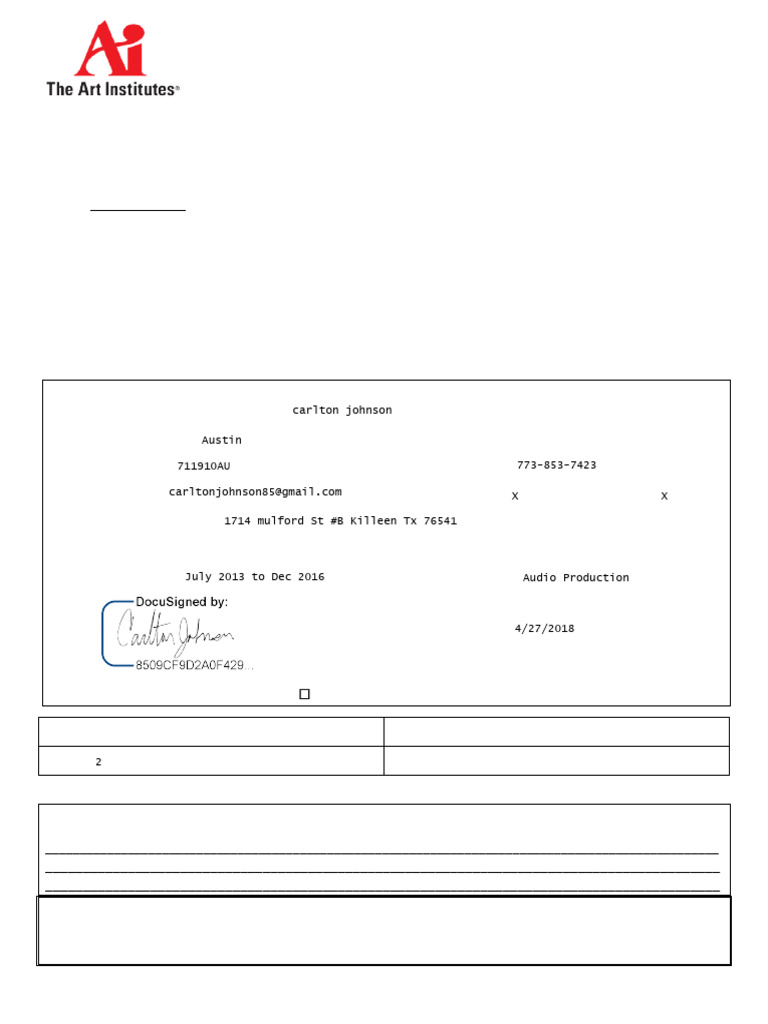 Official Transcript Request | PDF