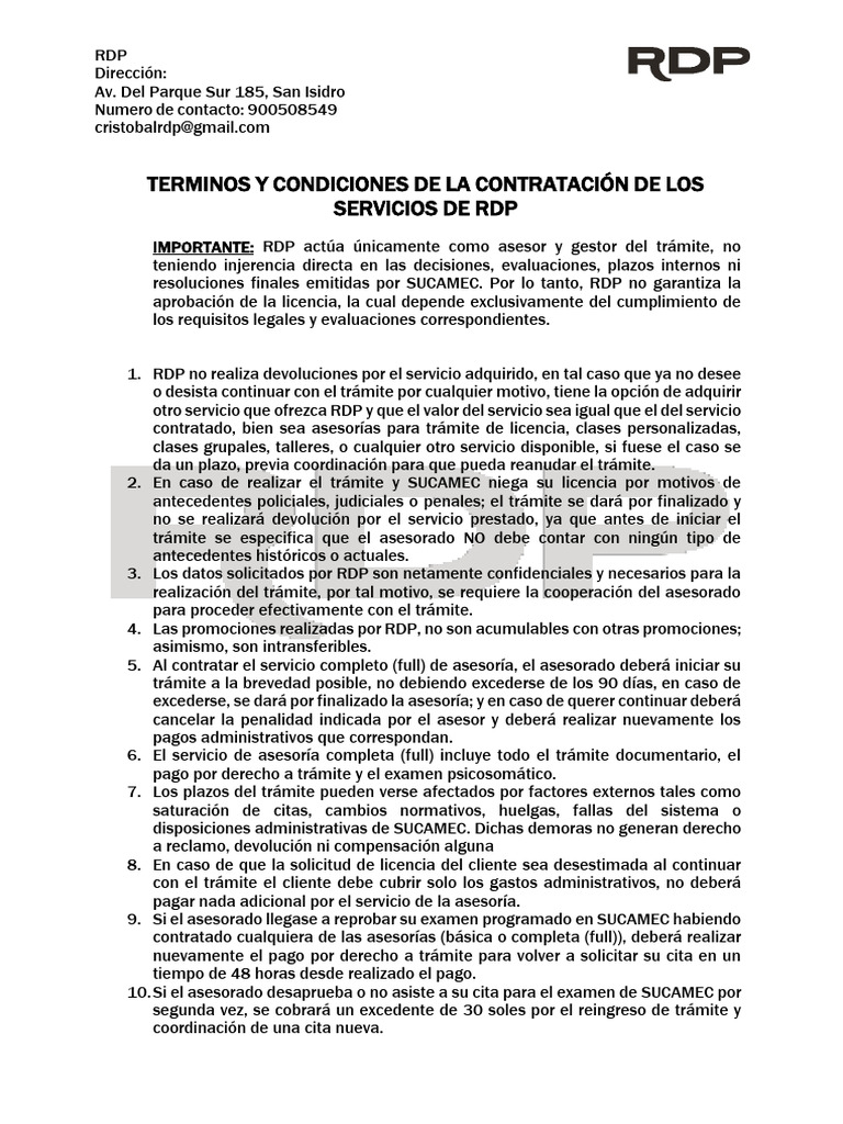 RDP Tyc | PDF