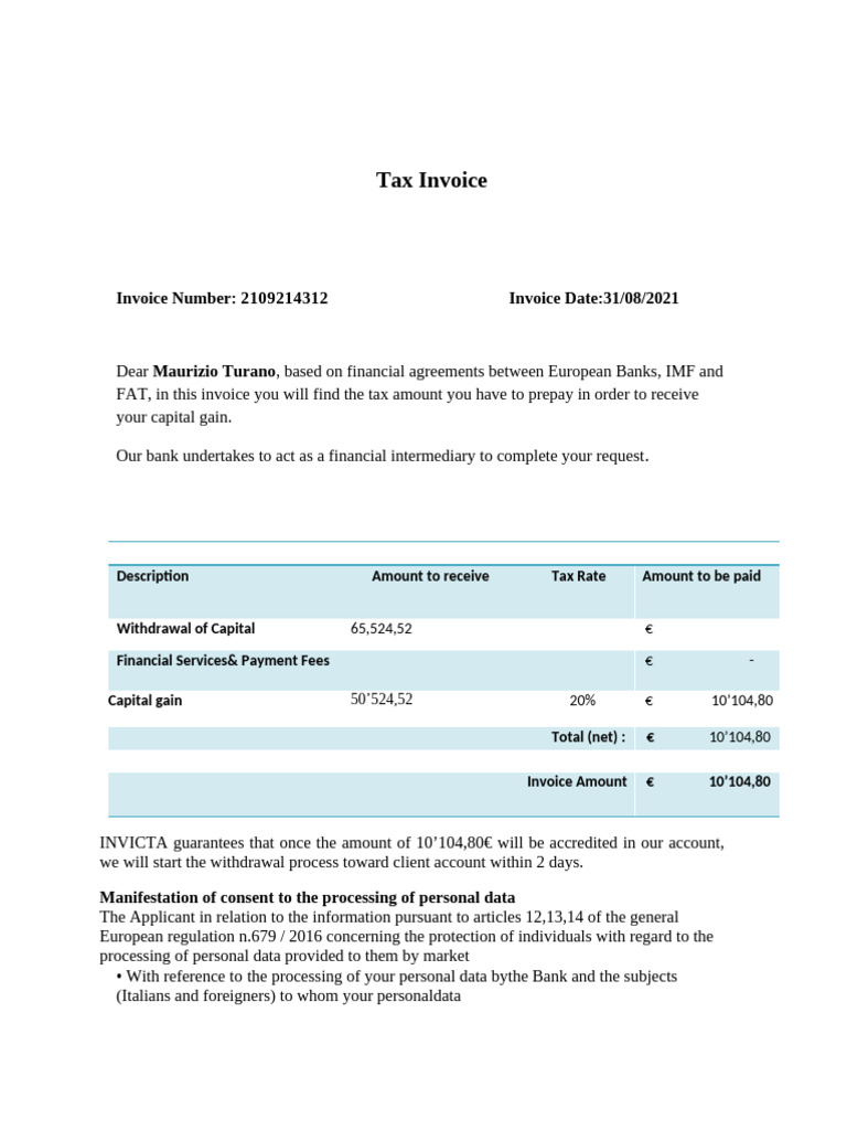 Tax Invoice | PDF | Business