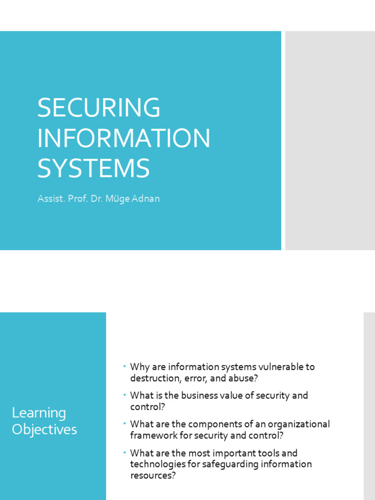 (Week5) CENG1801 Security | PDF | Security | Computer Security