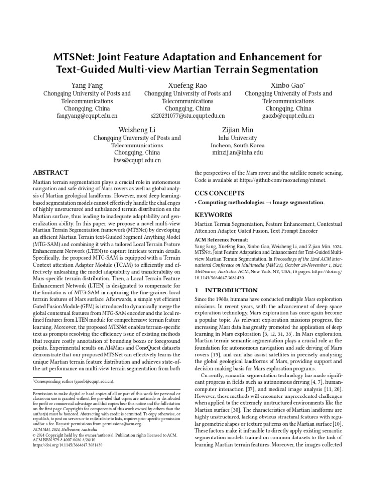 3939 MTSNet Joint Feature Adap | PDF | Image Segmentation | Data ...
