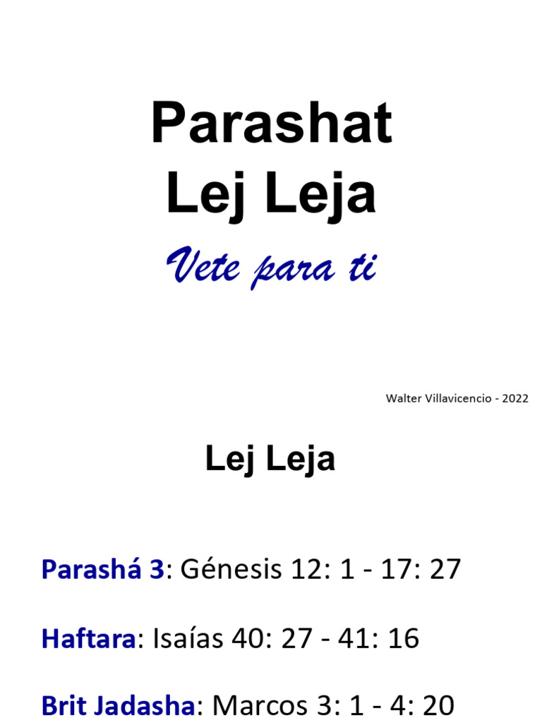 03 Lej Leja (Vete Por Ti) | PDF | Abrahán | Ismael