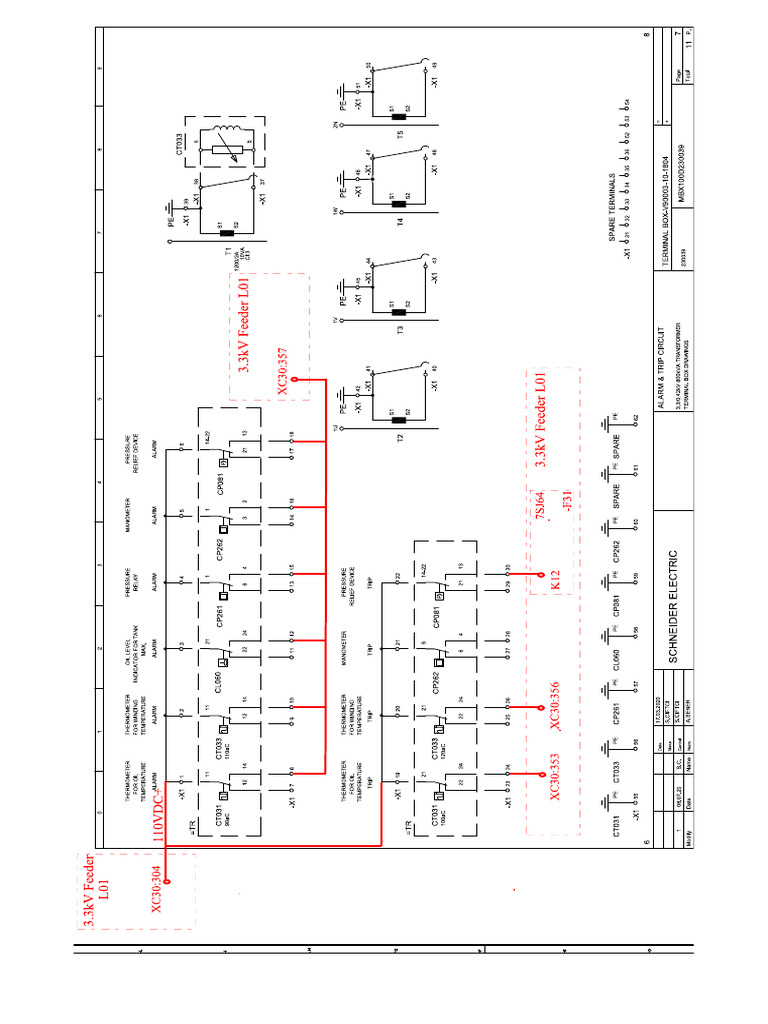 Yokri FS Community Transformer Terminal Box Diagram | PDF