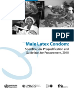 WHO Male Latex Condom