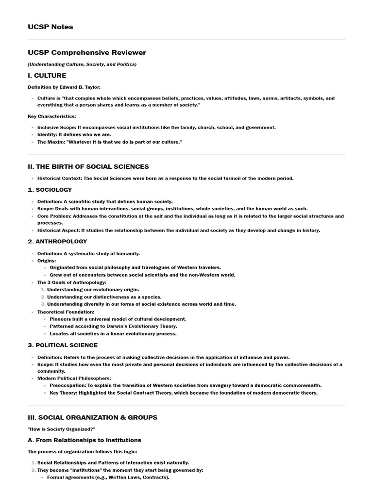 UCSP Notes Revised Version | PDF | Marriage | Deities