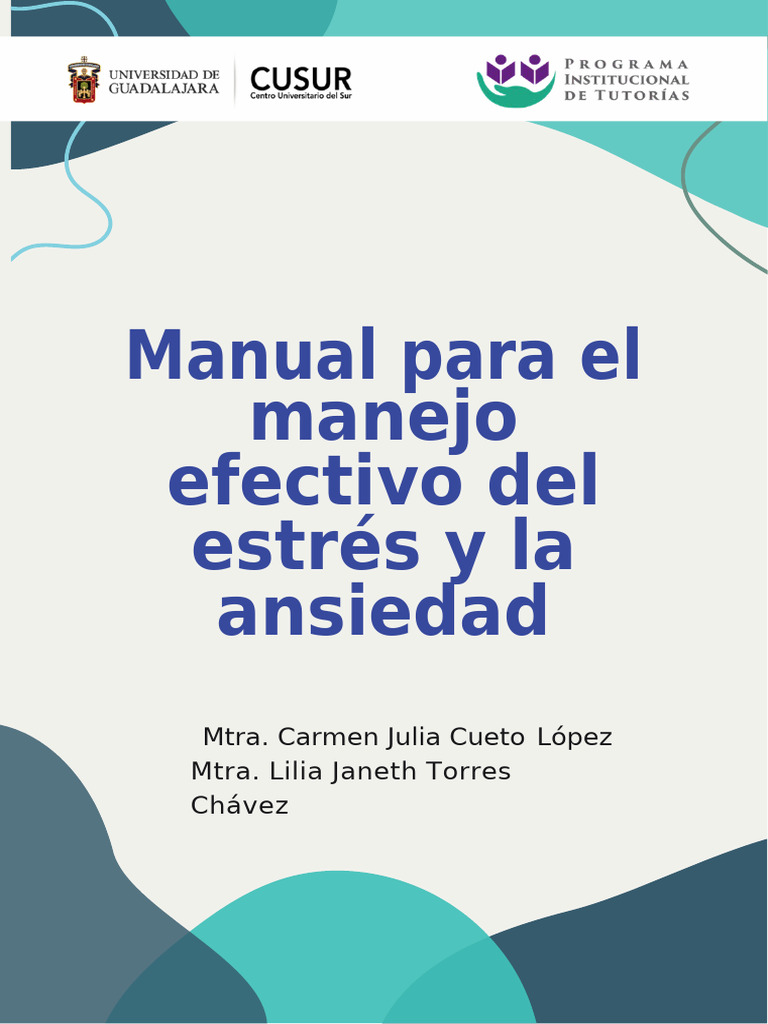 Manual para El Manejo Efectivo de Estres y Ansiedad 2 | PDF | Las ...