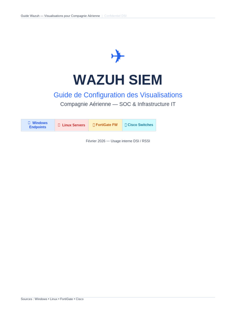 Wazuh Visualisations Guide | PDF | Norme de sécurité de l’industrie des ...