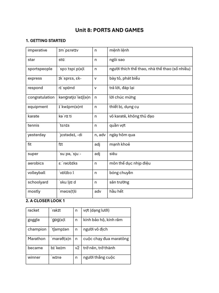 Unit 8 | PDF
