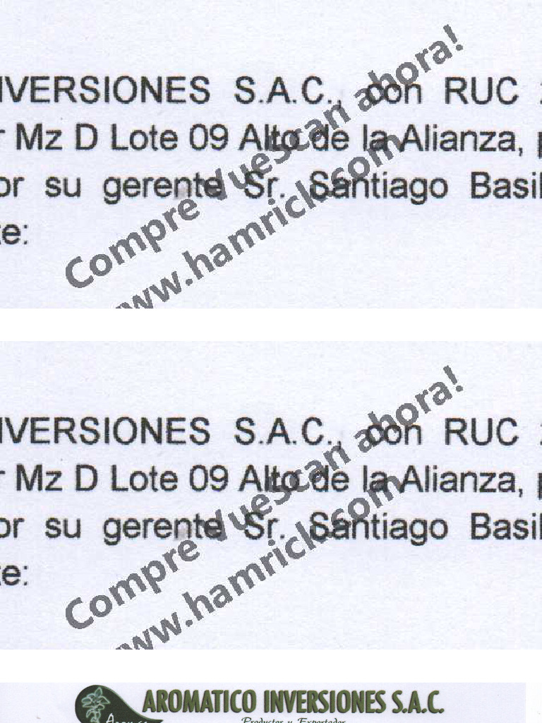 Carta Drawback | PDF