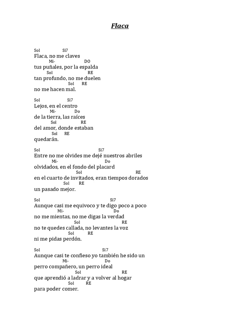 Flaca | PDF