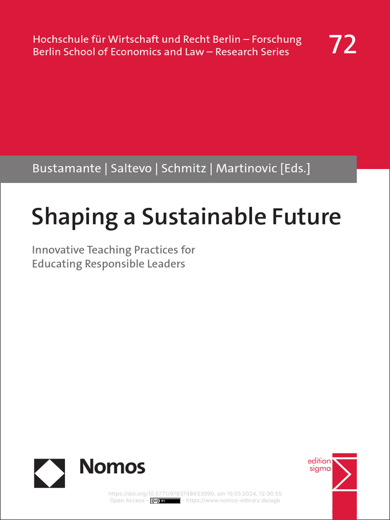Shaping A Sustainable Future | PDF | Pedagogy | Sustainability
