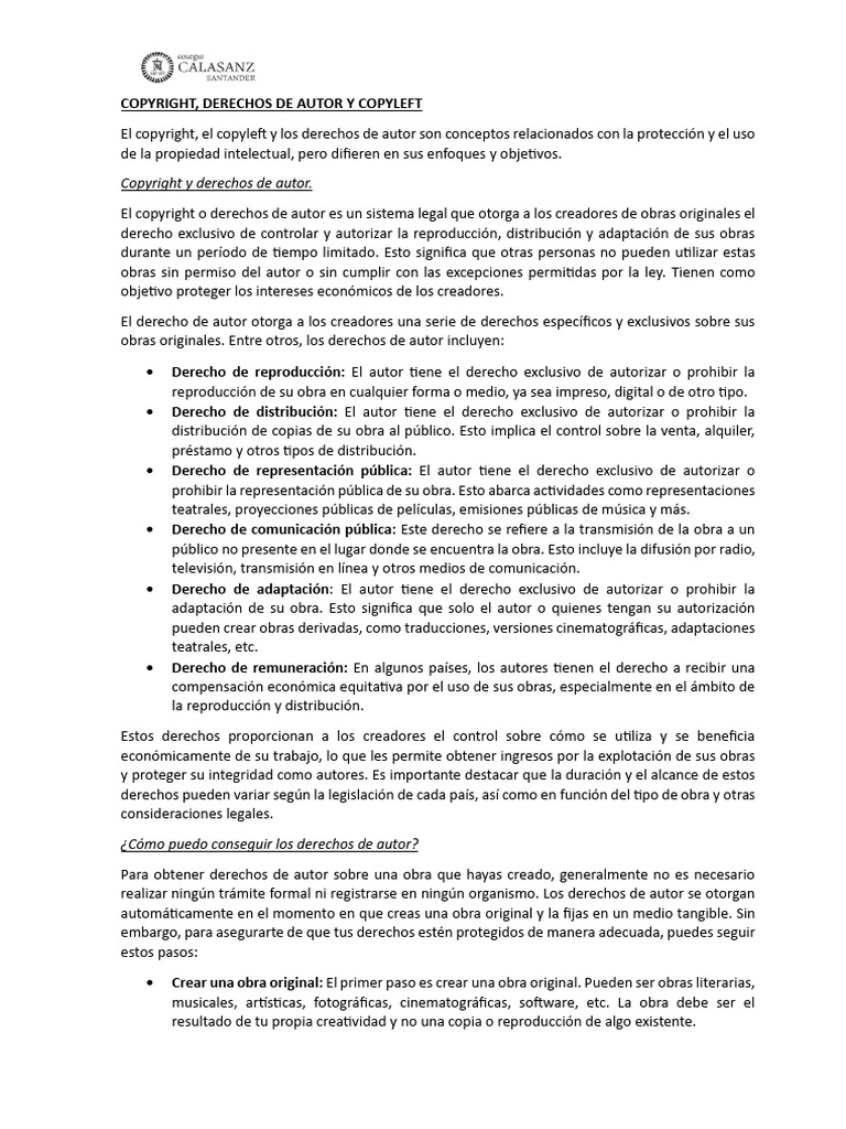 1 - Licencias | PDF | Derechos de autor | Creative Commons