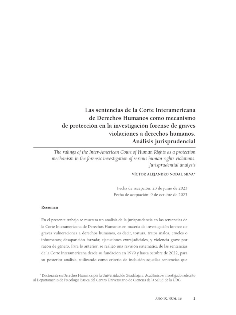 Las Sentencias de La Corte Interamericana | PDF | Violación | Derechos ...