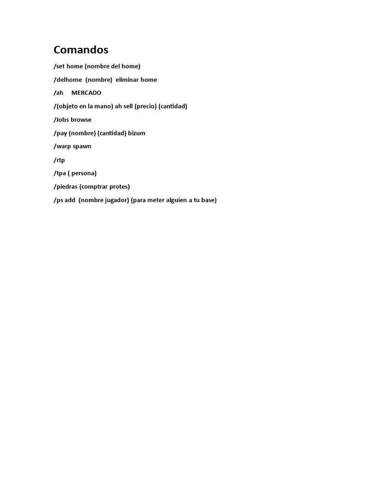 Comando S | PDF
