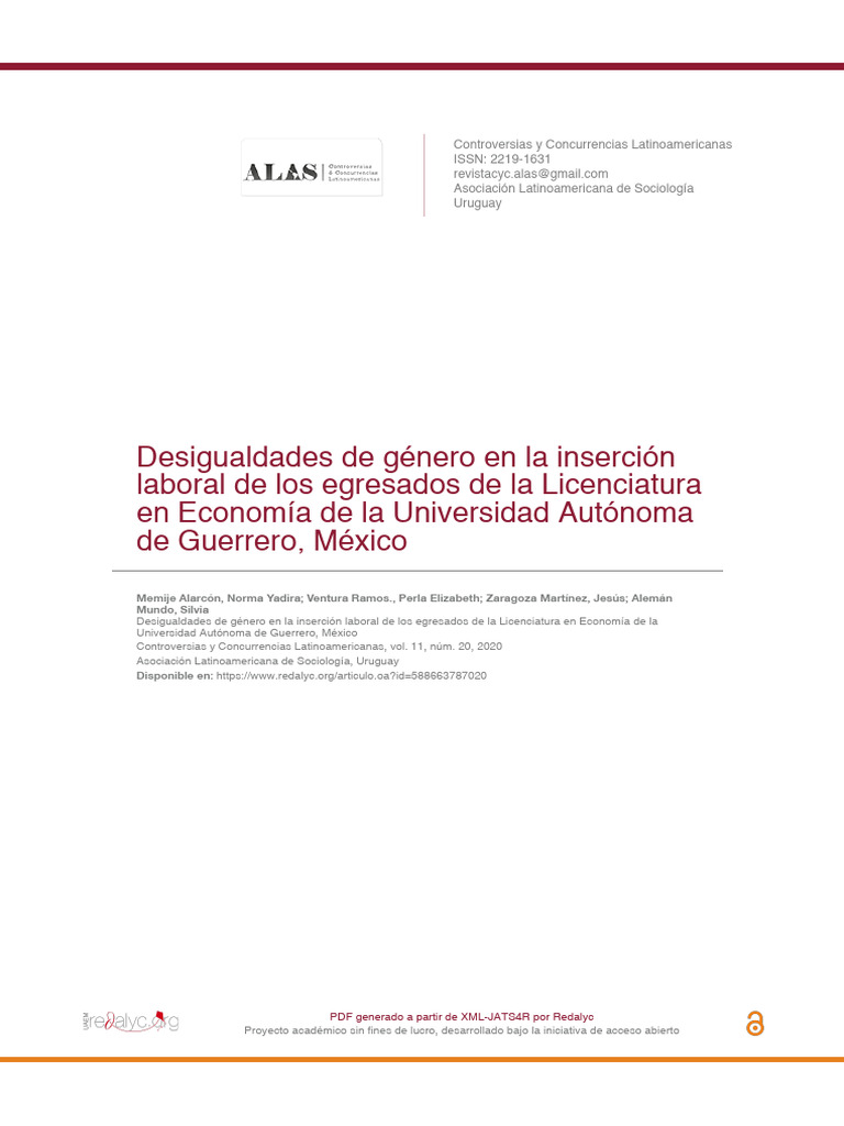 Desigualdad de Género en La Inserción | PDF | Mujer | Género
