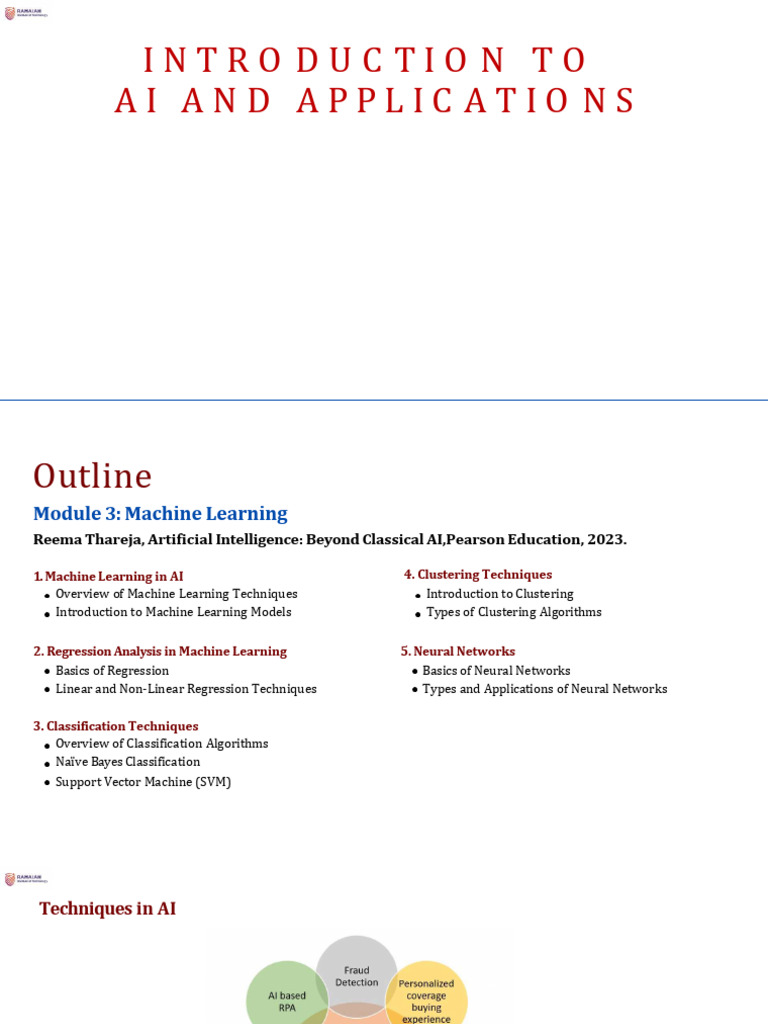 Unit 3 - Machine Learning - 1 | PDF | Machine Learning | Support Vector ...
