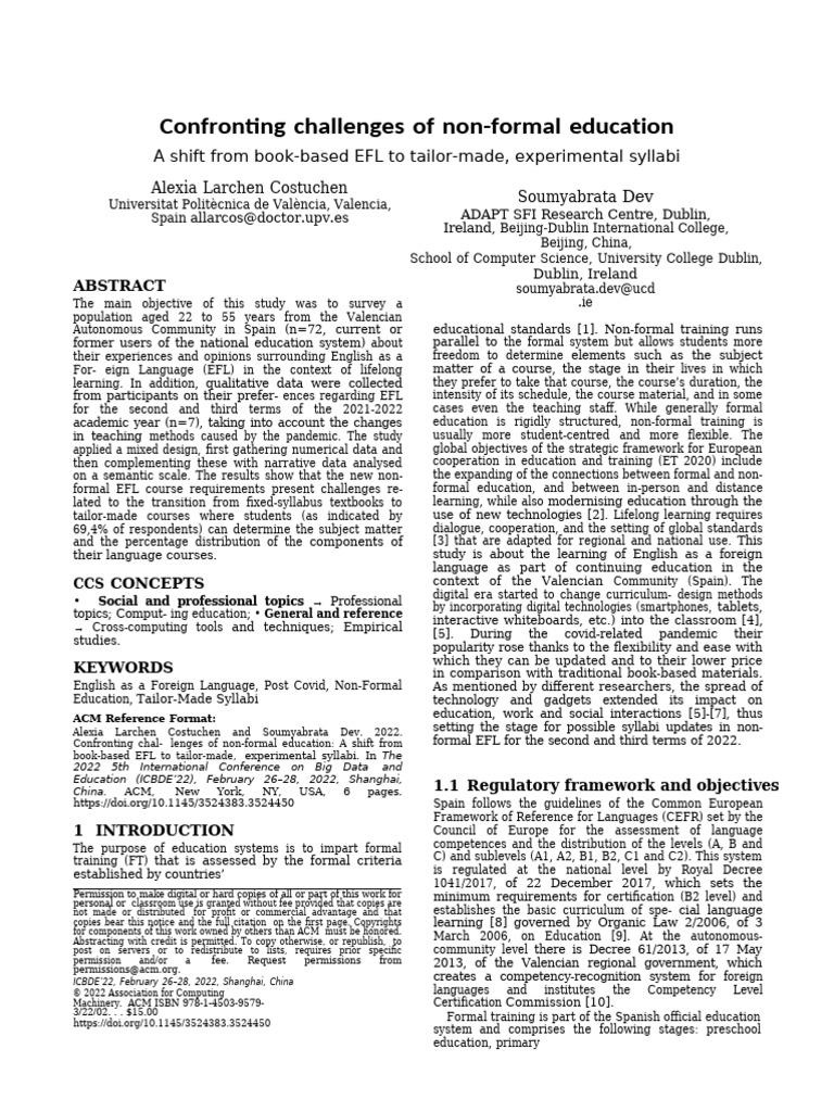 7-Confronting Challenges of Non-Formal Education | PDF | Focus Group ...