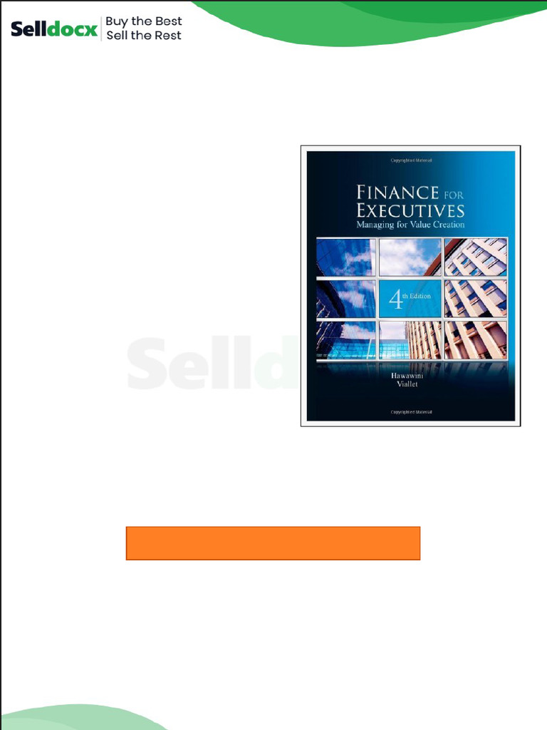 本 FINANCE FOR EXECUTIVES 4th Edition
