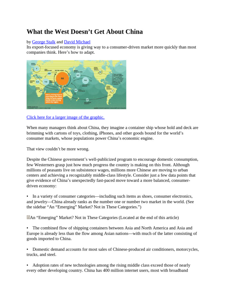 What The West Doesn Know About China | PDF | China | World Politics