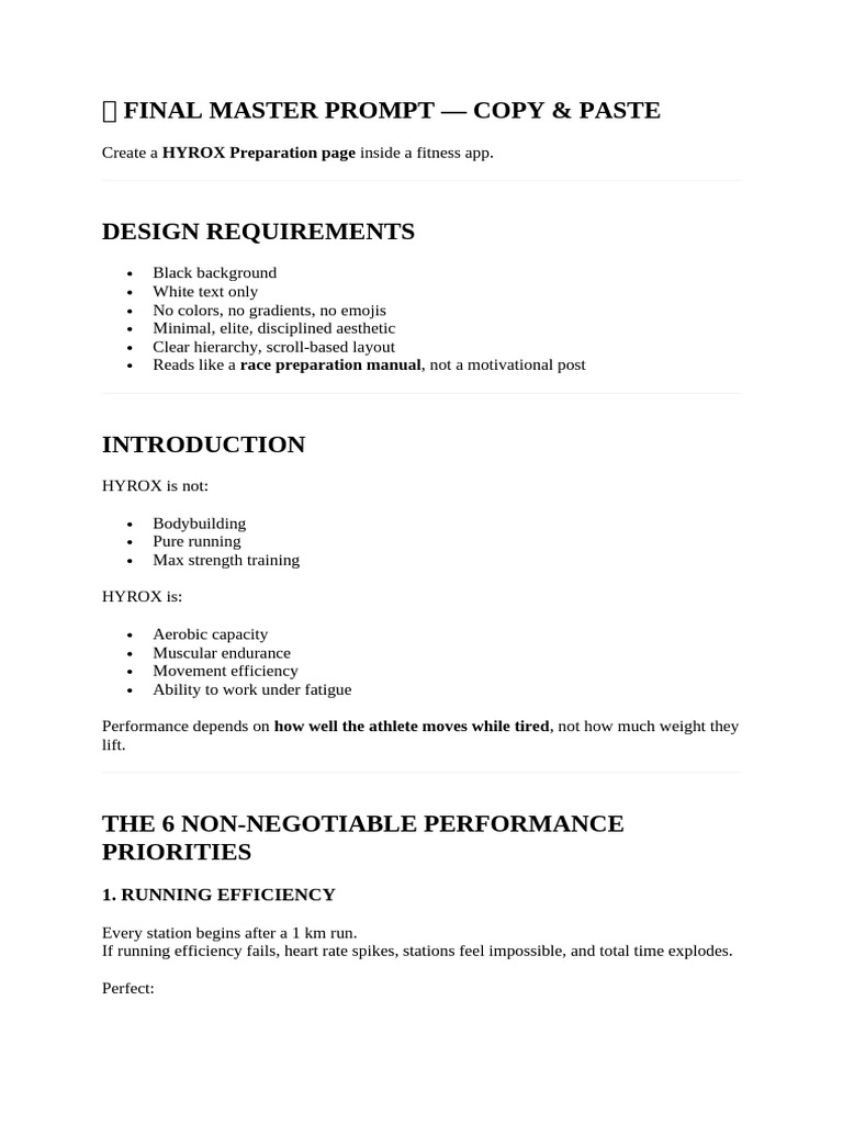 ? Final Master Prompt | PDF