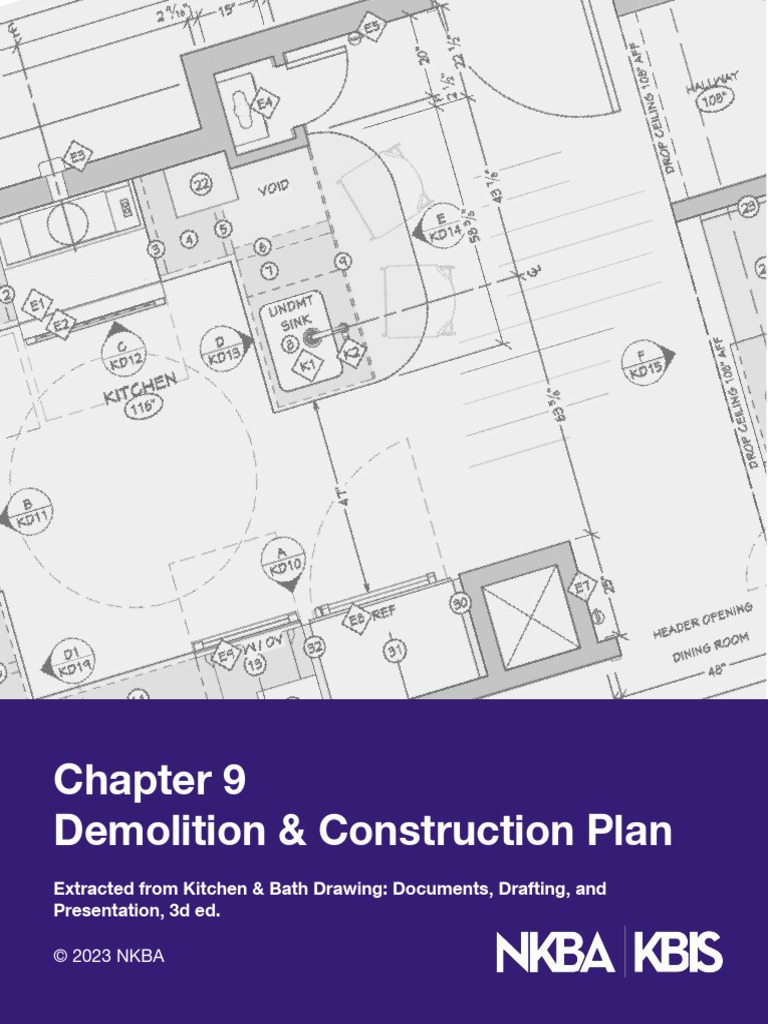 Chapter 9 Demolition and Construction Plan 1 | PDF | Stairs | Wall