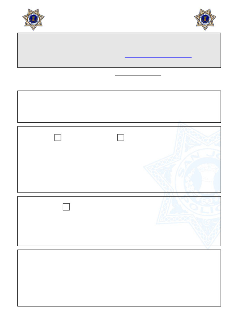 Police Report Template 05 | PDF