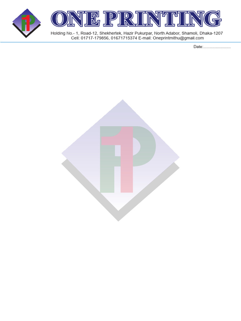 One Printing Pad | PDF