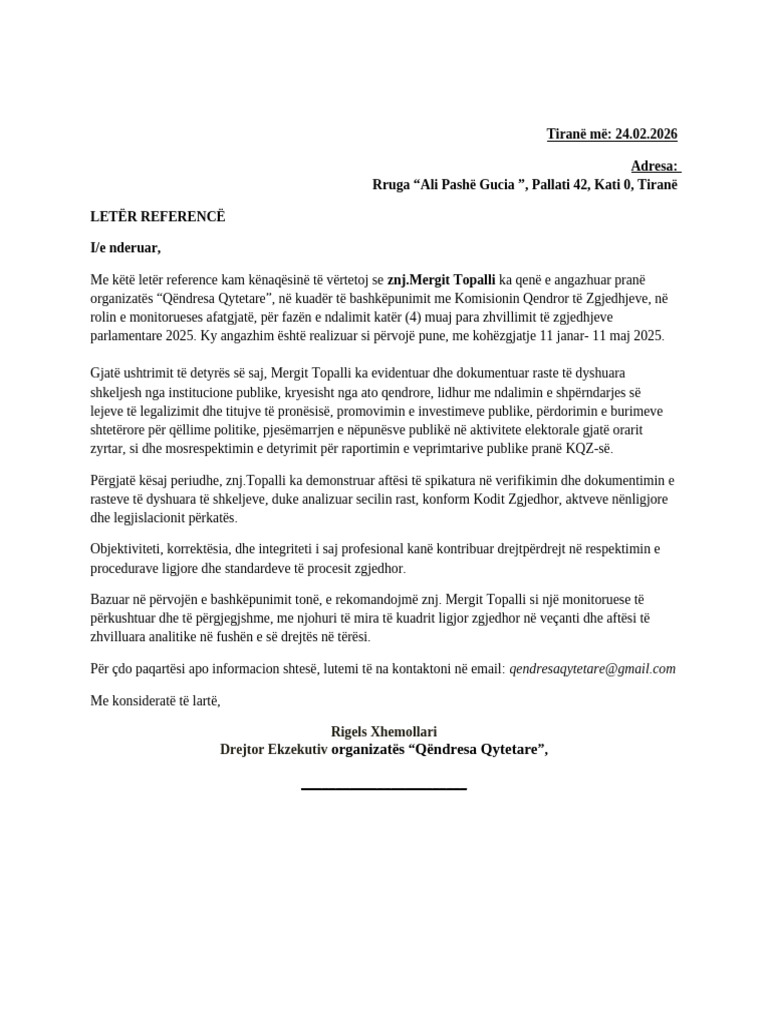 Leter Reference2 | PDF