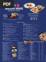 Nuri Sushi Menu and Prices Overview | PDF | Sushi | Japanese Cuisine