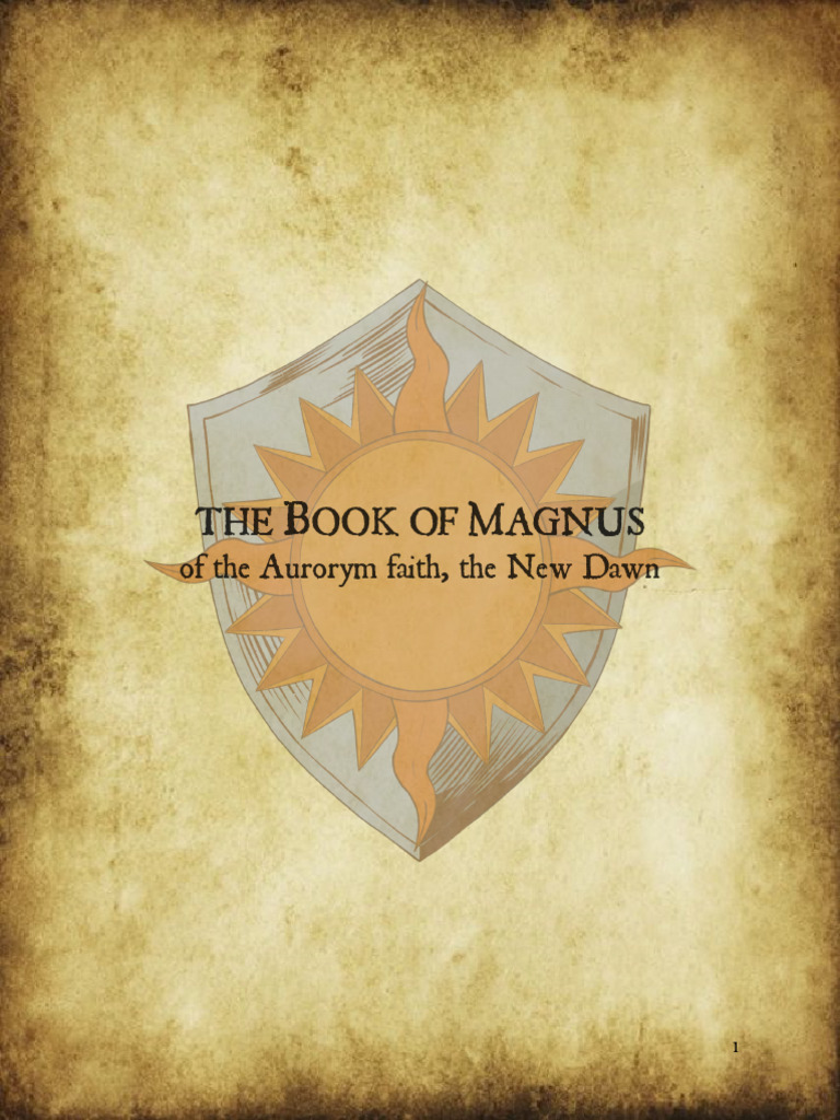 The Book of Magnus | PDF | Virtue