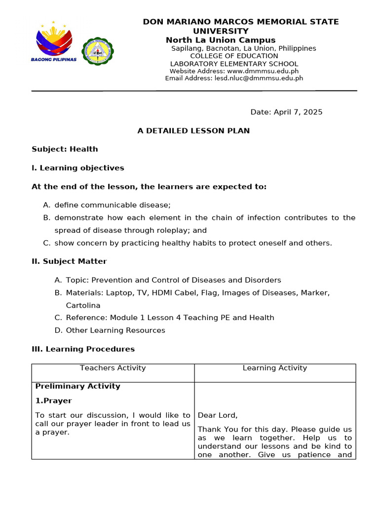 LP in Health | PDF | Pathogen | Infection