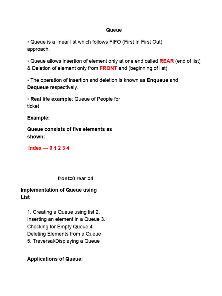 2.data Structures in Python-Queue | PDF | Queue (Abstract Data Type ...