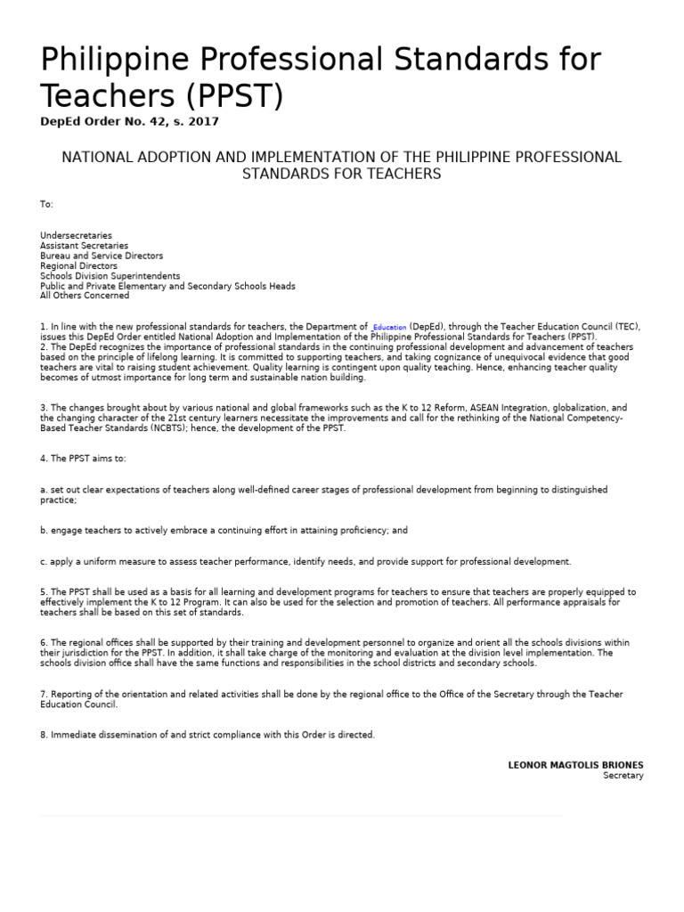 PPST | PDF | Learning | Educational Assessment