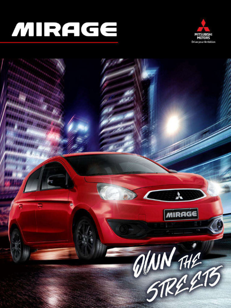 25MY MIRAGE Digital Brochure | PDF | Private Transport | Vehicle Industry