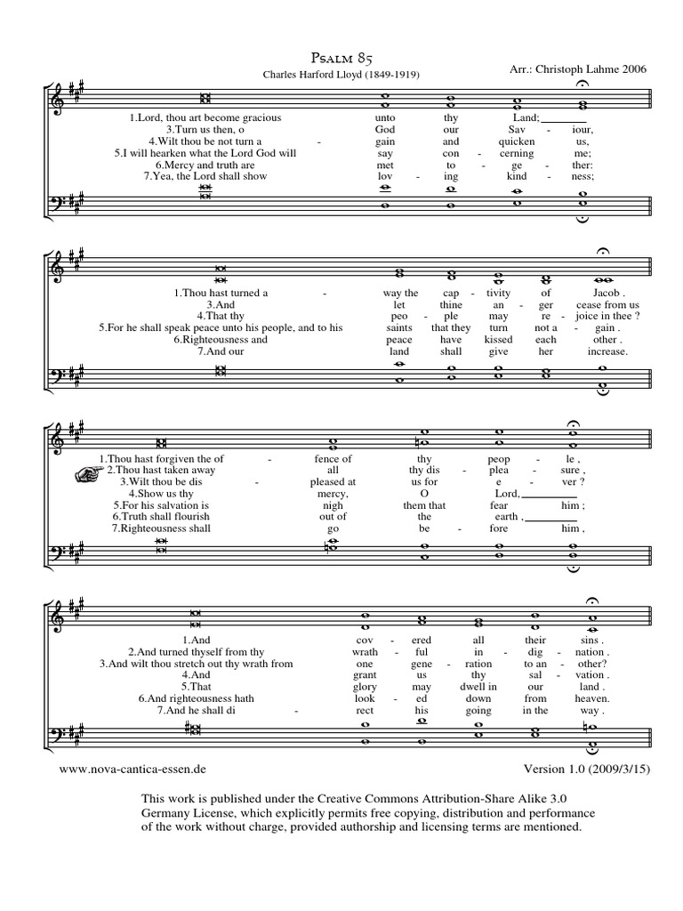 Psalm-85 4 | PDF