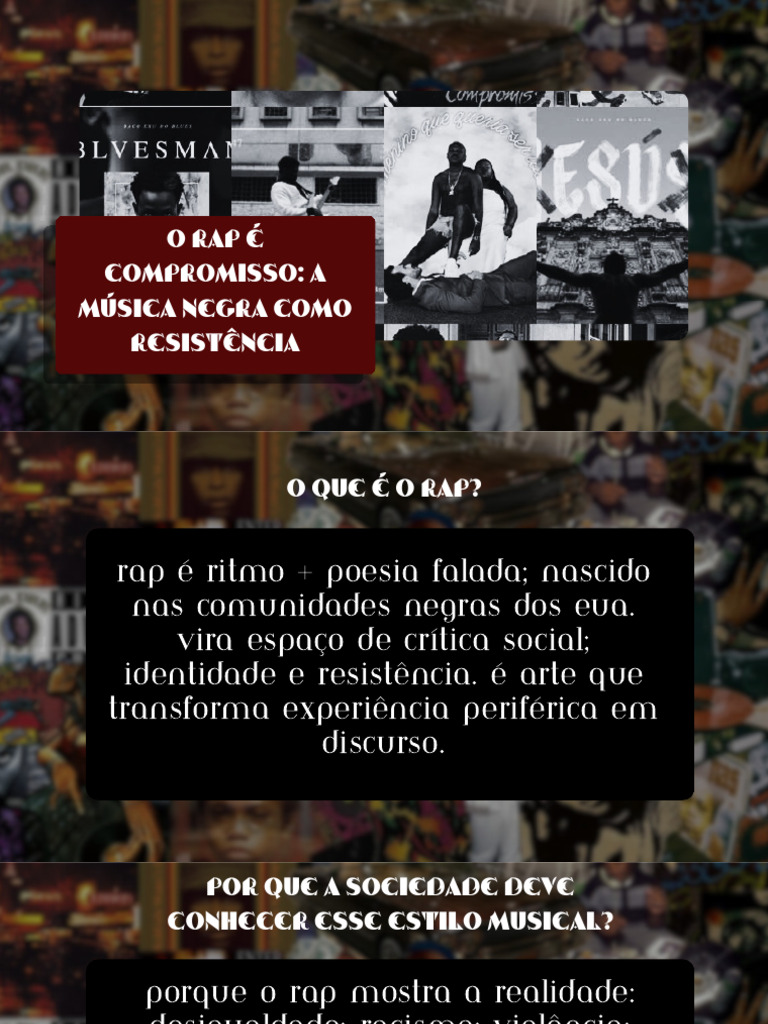 25-O Rap É Compromisso A Música Negra Como Resistência - 20260306 ...