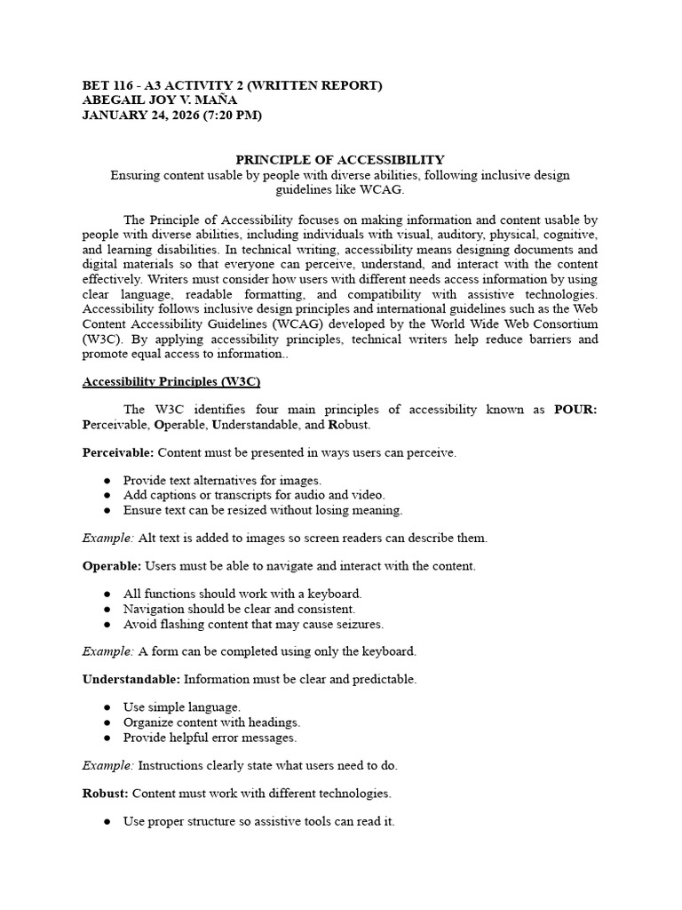The Principle of Accessibility | PDF | Accessibility | Cyberspace