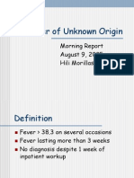 Fever of Unknown Origin